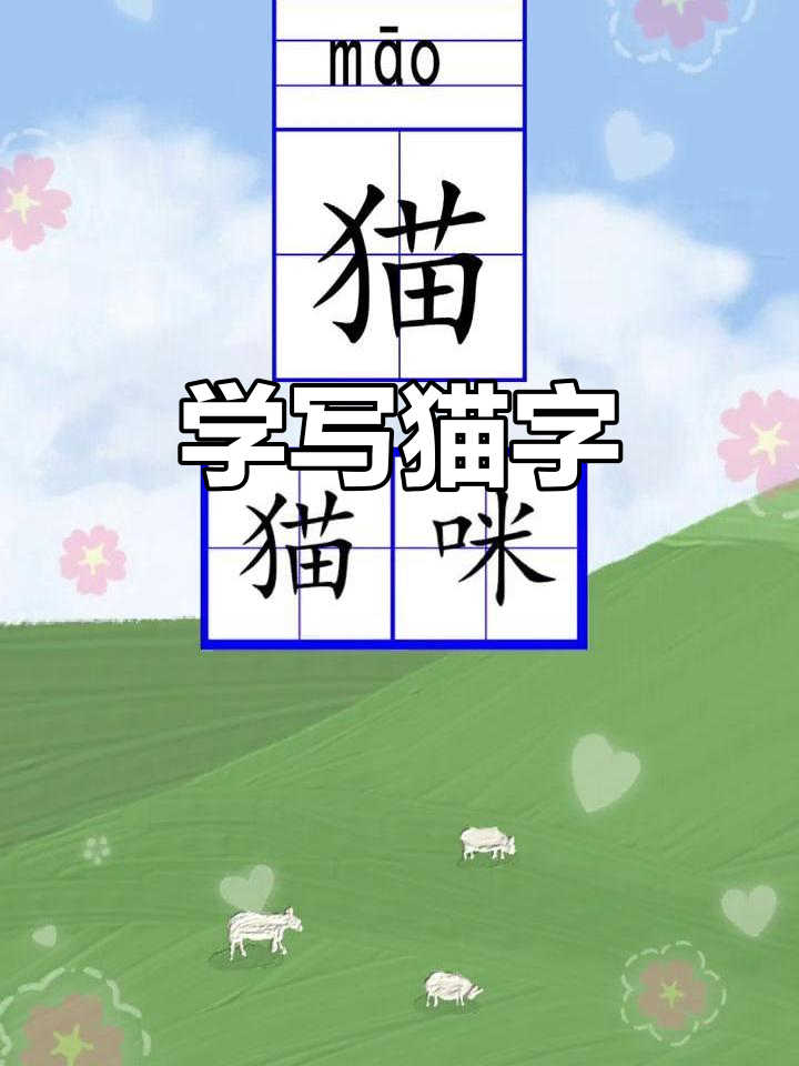 猫的笔顺是什么猫的笔顺怎么写
